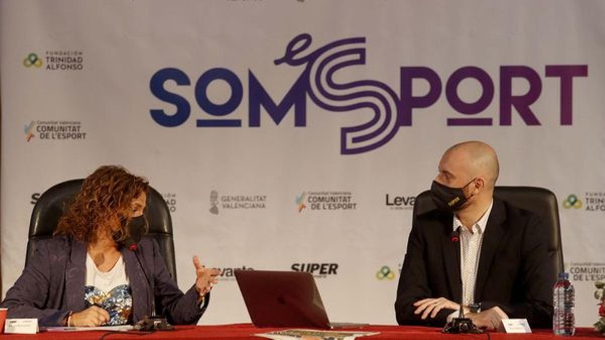 Pilar Bernabé en un acto de SomEsport