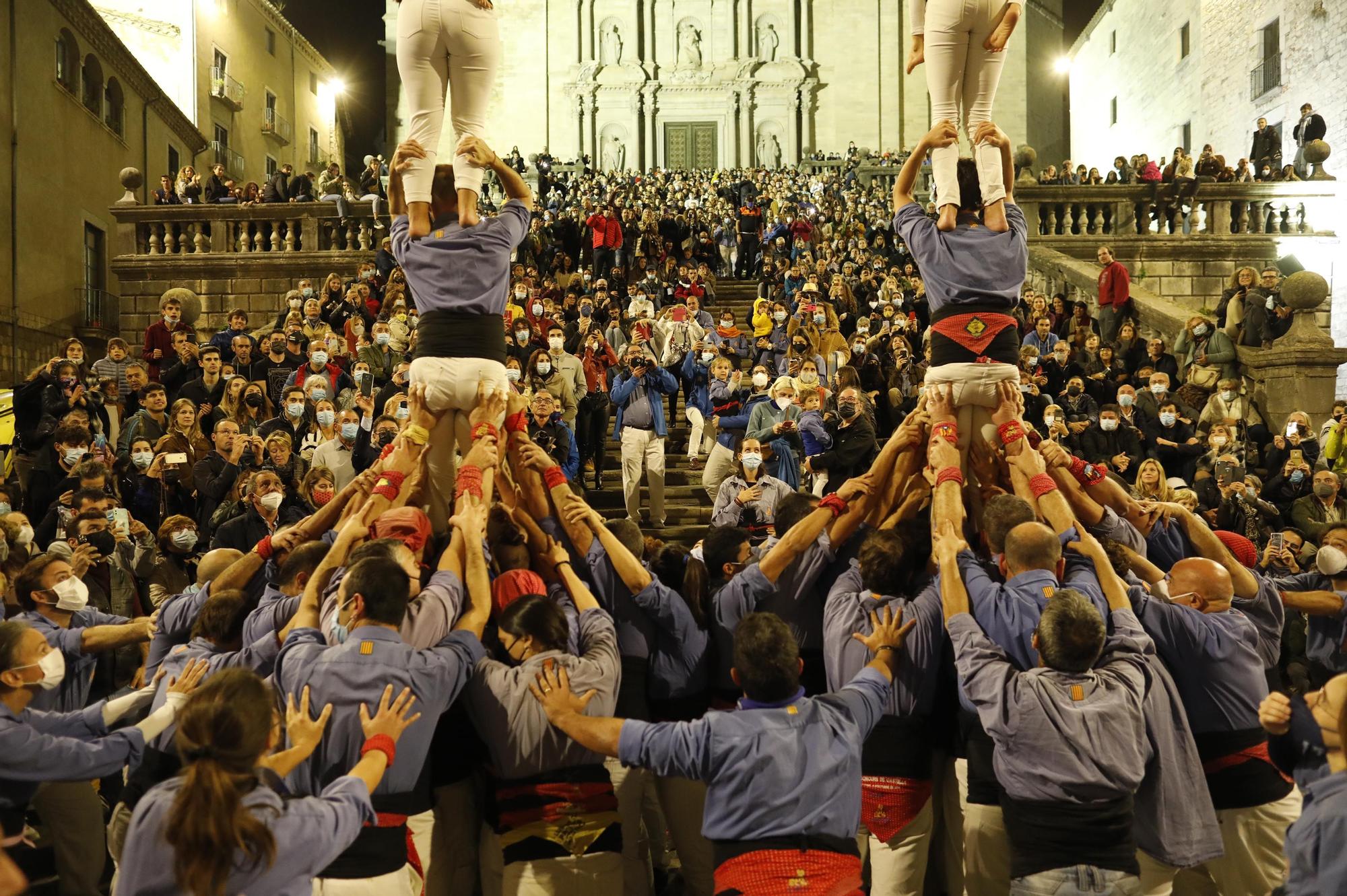 Actuació dels Marrecs de Salt a la catedral per les Fires de Girona