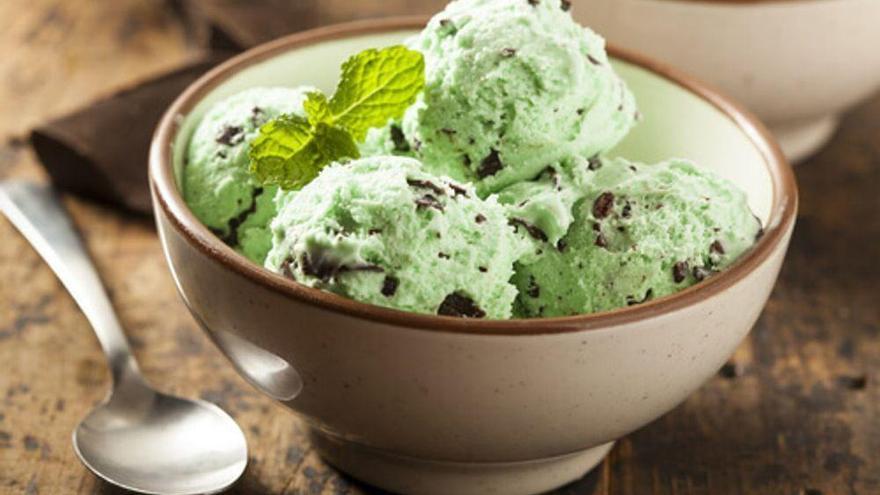 Helado de menta, un final ideal para las comidas del verano