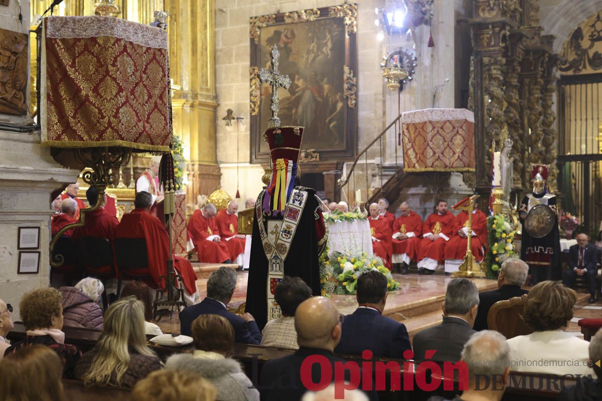 Fiestas de Caravaca: misa Pontifical en el día de la Vera Cruz