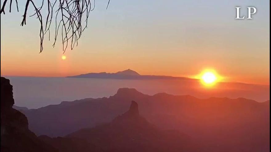 Atardecer desde La Cumbre de Gran Canaria