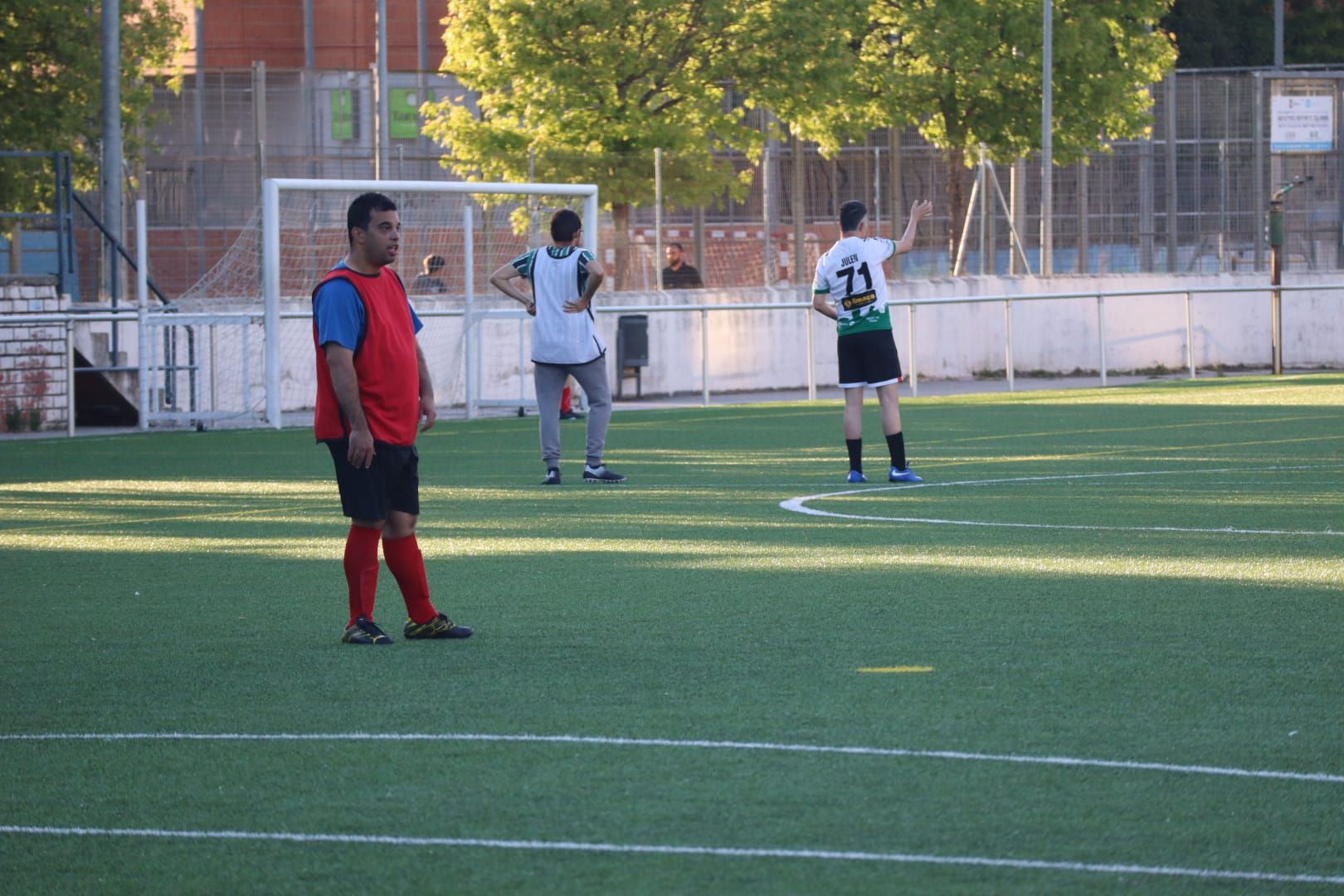 Entrenamiento de los equipos de la liga de fútbol inclusivo del Atlético Veracruz