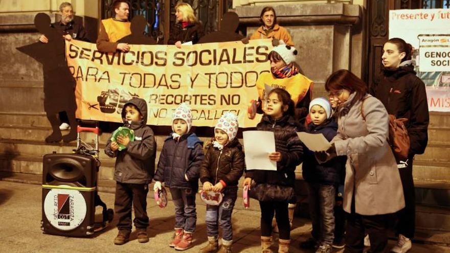 Villancicos contra los recortes sociales