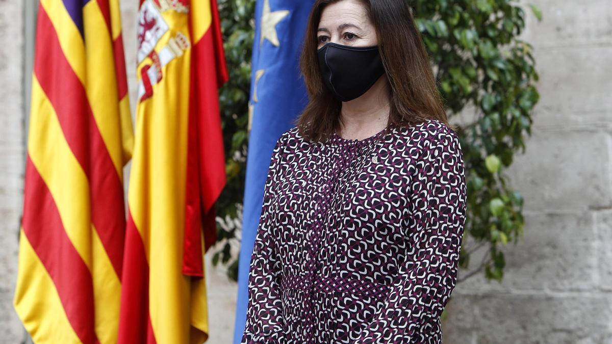 BALEARES.-Armengol envía al presidente de Aragón todo su &quot;apoyo y cariño&quot; y le recuerda que &quot;no está solo en esta lucha&quot;