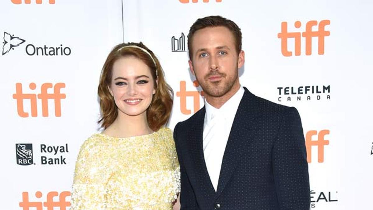 Emma Stone y Ryan Gosling presentan 'La La Land' en el Festival de Cine de Toronto.