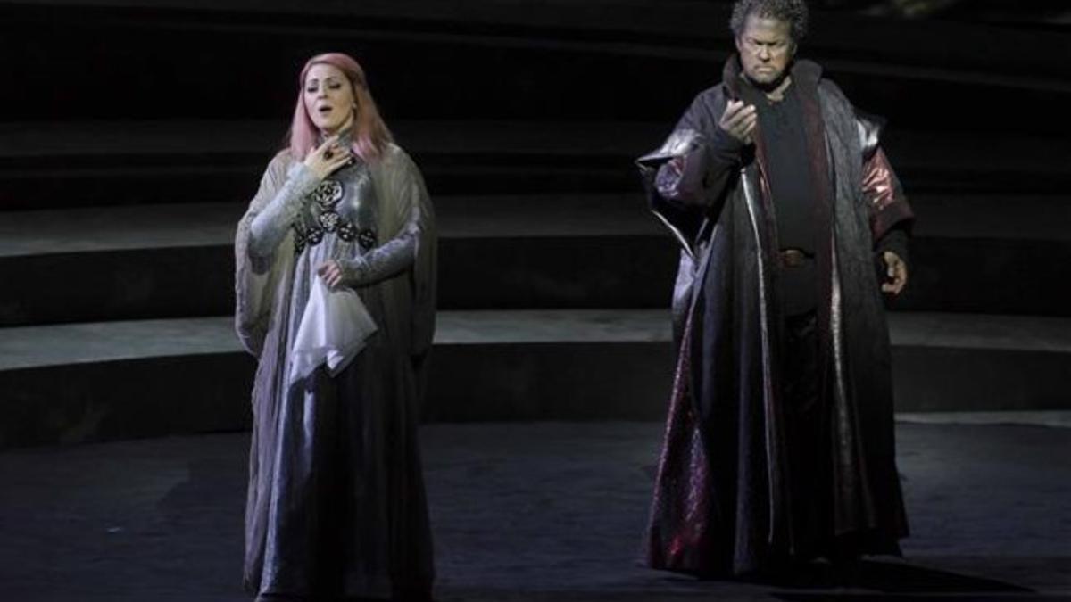 Escena de la ópera 'Otello' de Zubin Metha, en el Palau de les Arts de Valencia.