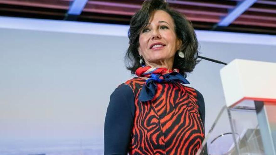 Ana Patricia Botín, ayer.