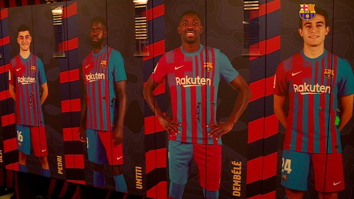 ¡Pasea por el nuevo vestuario del FC Barcelona!