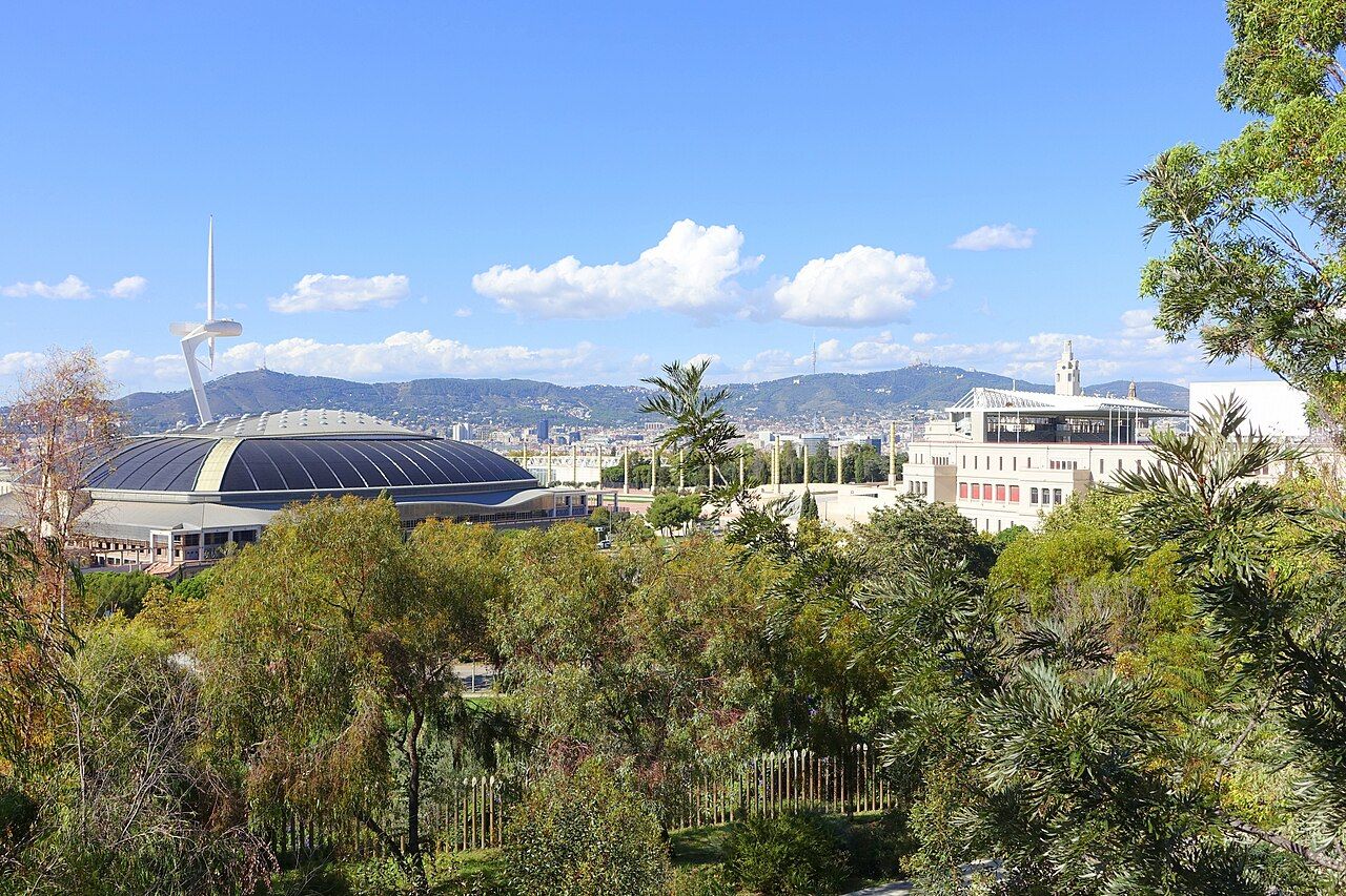Vistas desde el Jardín Botánico de Barcelona