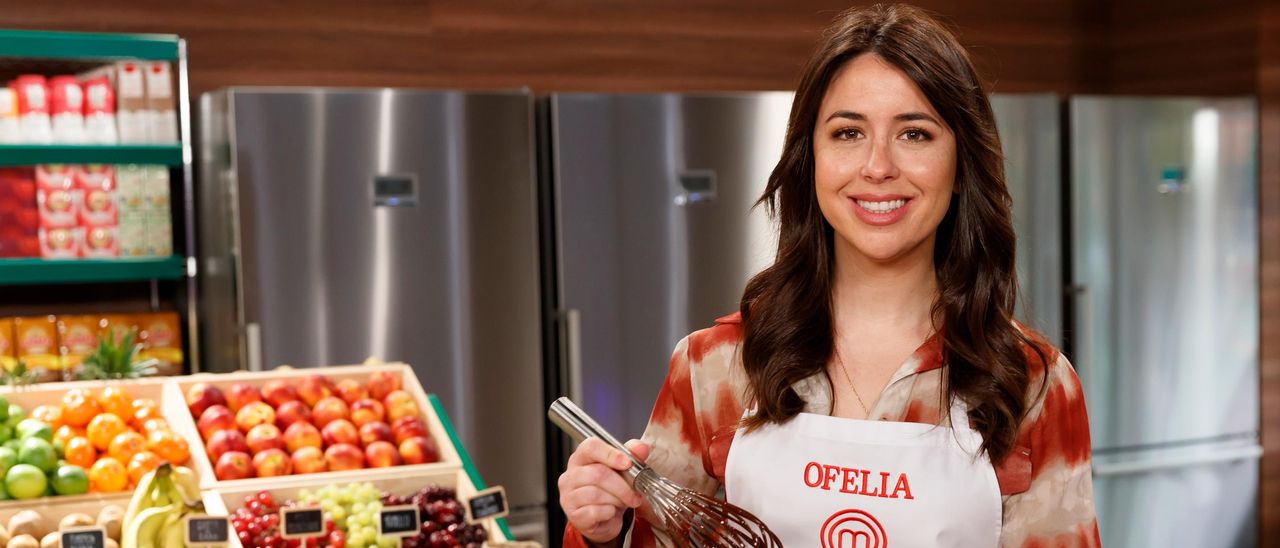 Ofelia en el plató de MasterChef