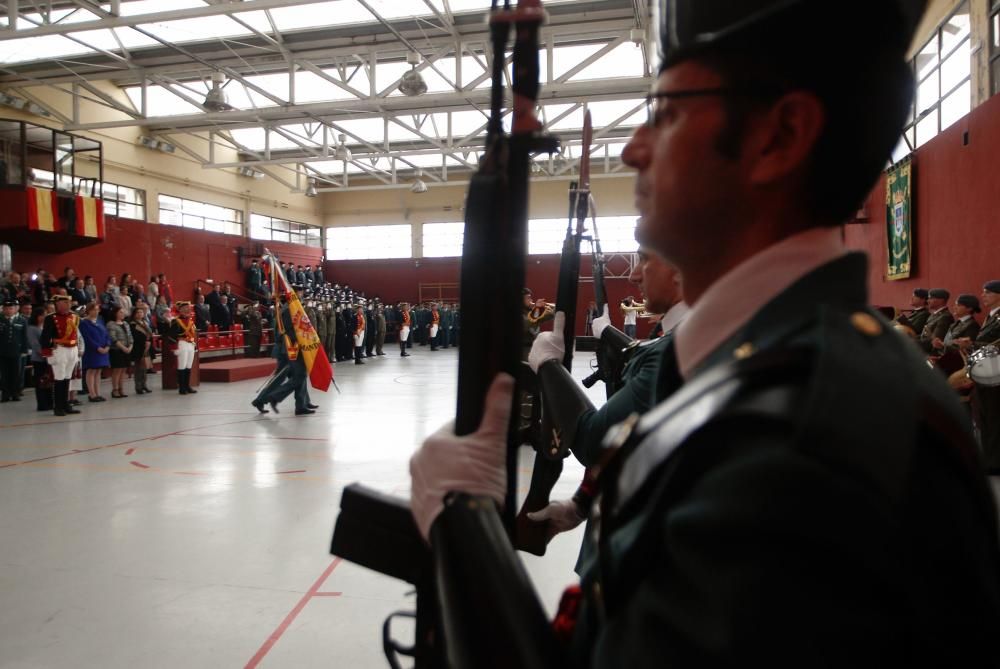 Acto del 173 aniversario de la Fundación de la Guardia Civil en Rubín