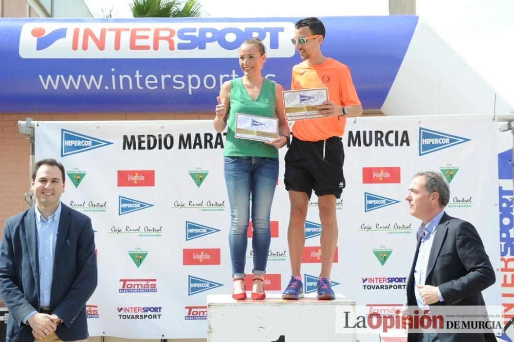 Media Maratón de Murcia: podios