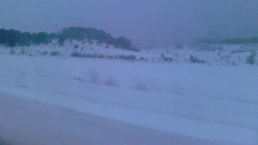 Autovia de Alcoi nevada