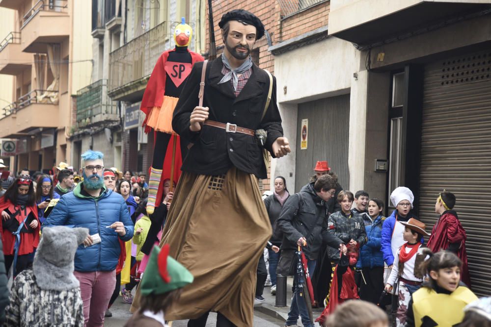 La rua del Carnaval infantil de Sallent