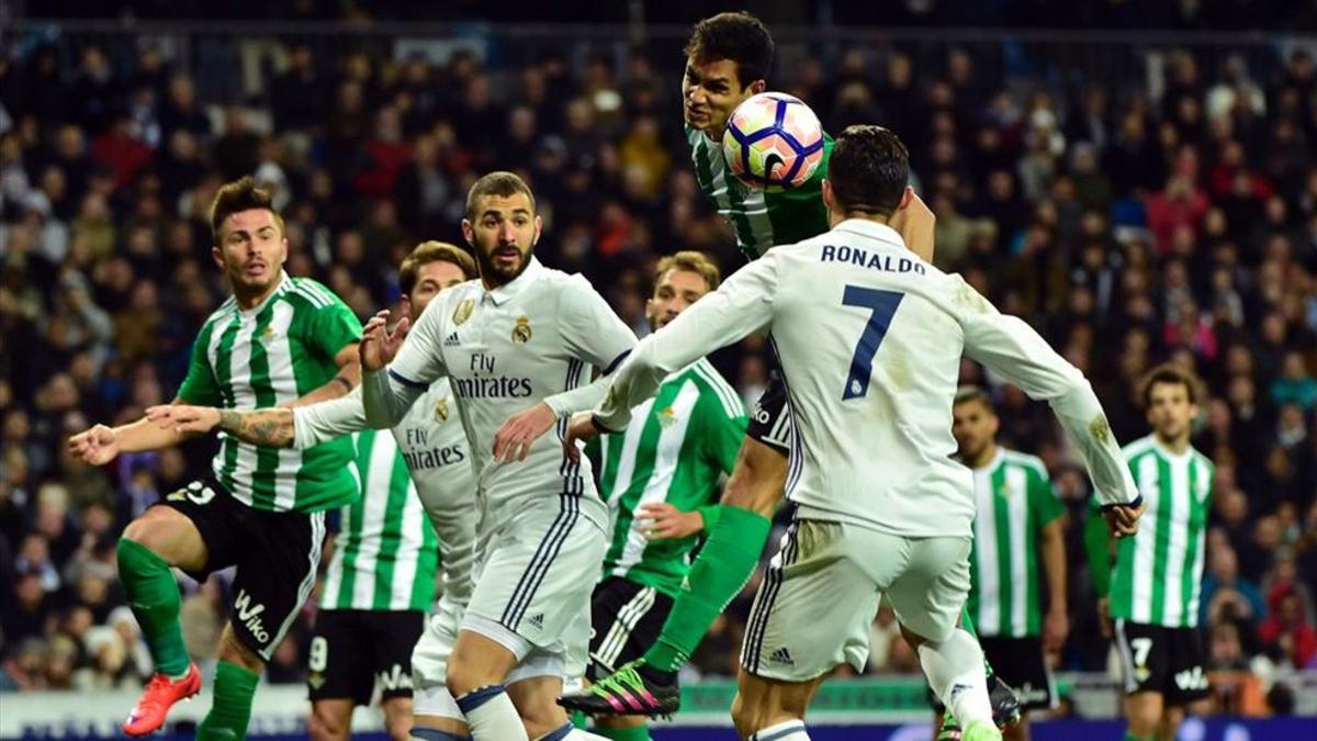 El Betis derrotó al Real Madrid en el Bernabéu en la primera vuelta (0-1)