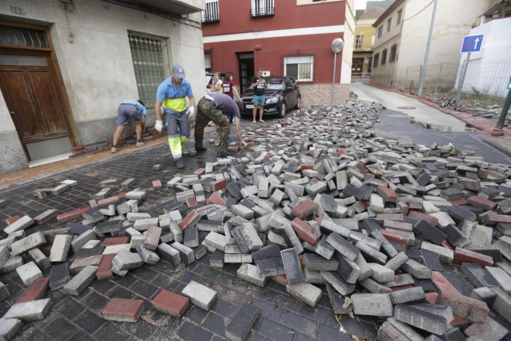 Imágenes de la lluvia en Murcia