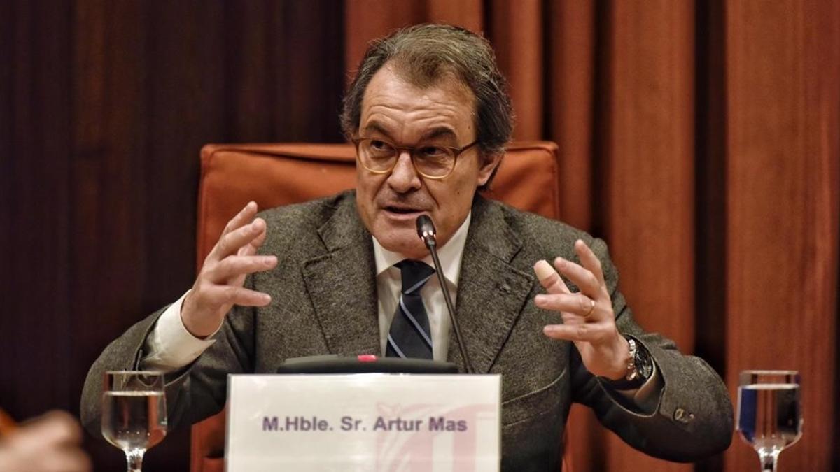 Artur Mas en el Parlament