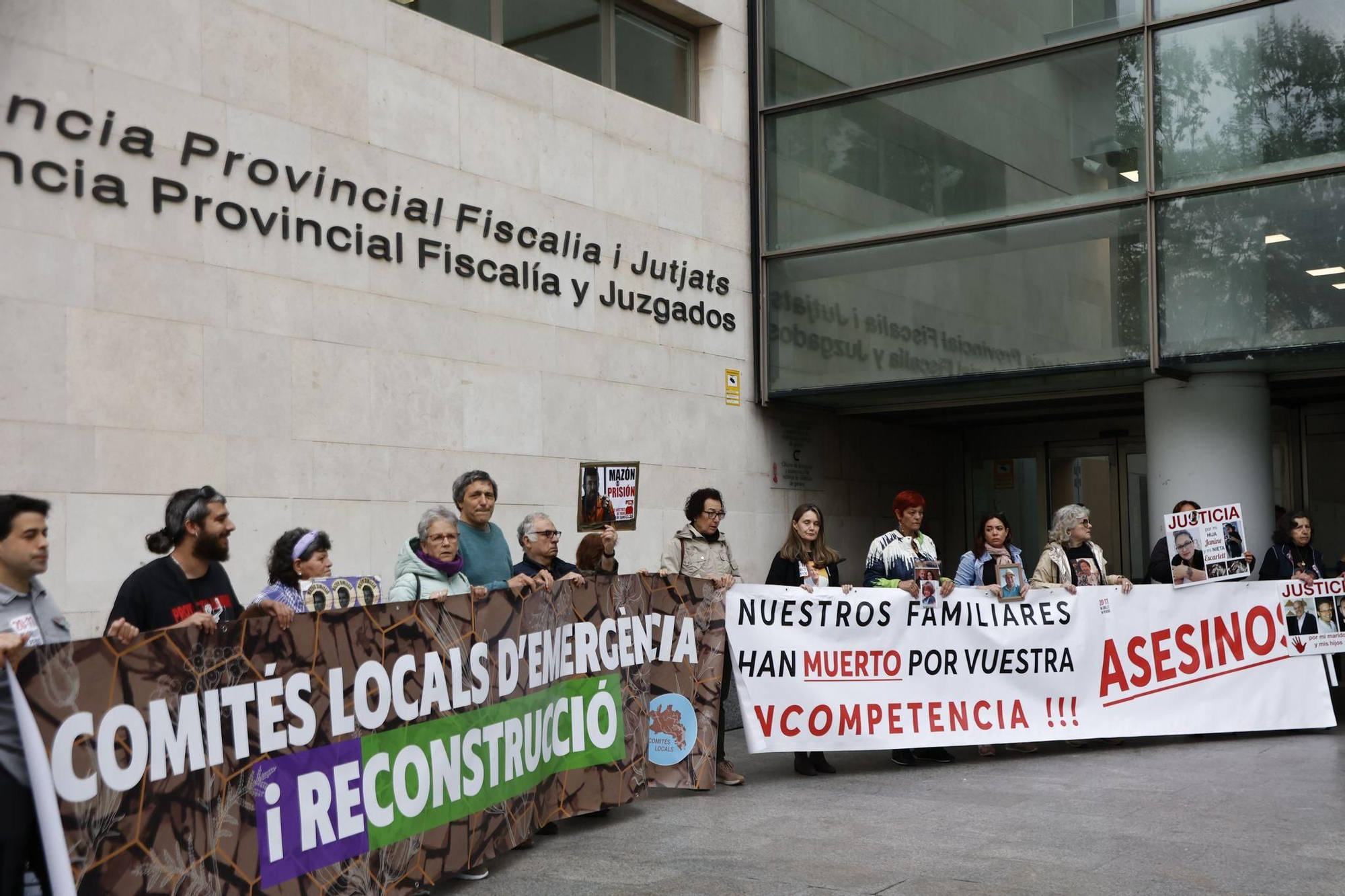 La llegada de la exconsellera Pradas y Argüeso para declarar como imputados por la gestión de la dana
