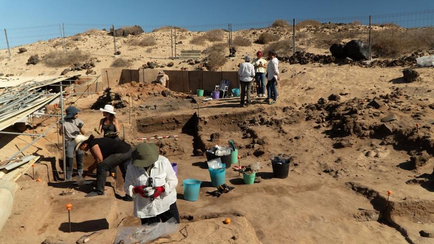 Los arqueólogos buscan en un horno de cal secretos del tinte romano