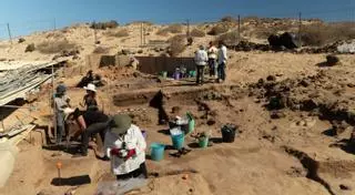 Los arqueólogos buscan en un horno de cal secretos del tinte romano