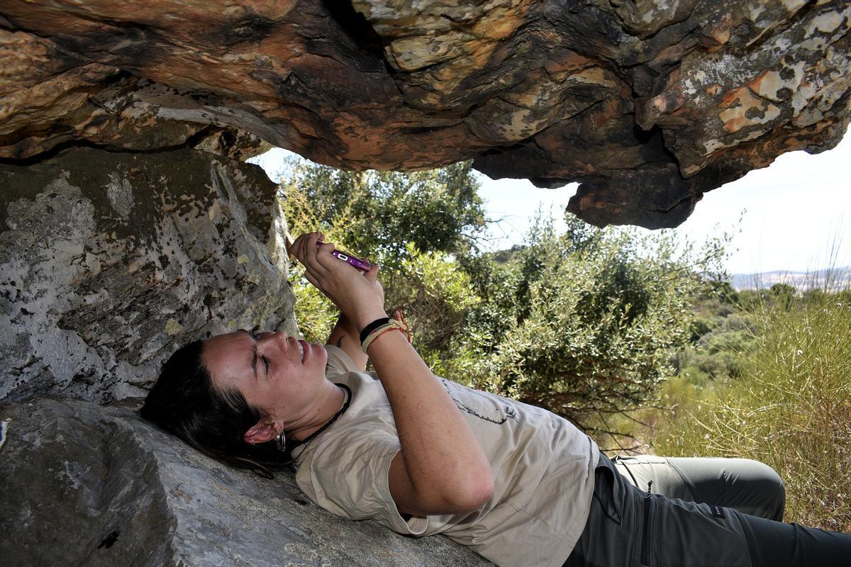 Descubrimiento de nuevas pinturas rupestres en Alburquerque.