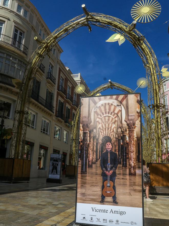 Fotos de la exposición 'Out Flamenco' de la calle Larios