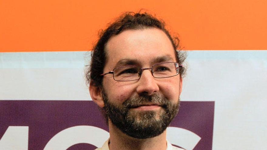 Emilio León, candidato de Podemos a la Presidencia de Asturias