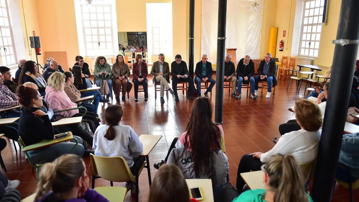 Escuela profesional de Plasencia del 2025, donde los alumnos de albañilería han rechazado contratos con empresas.