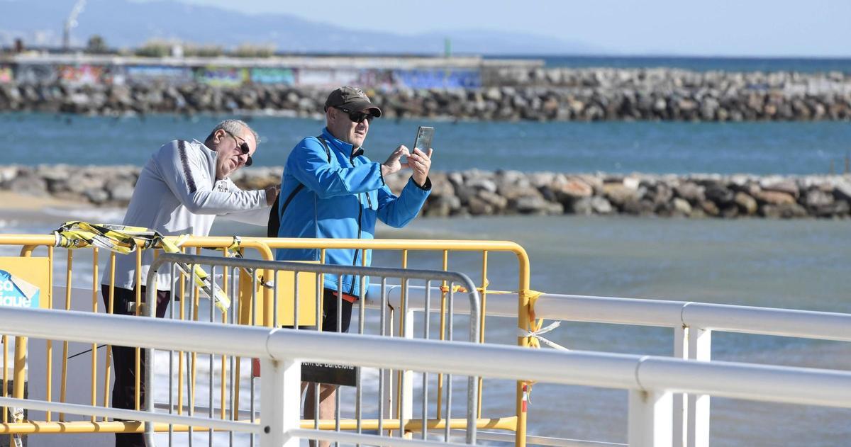 La playa de la Nova Marbella desaparece tras el temporal