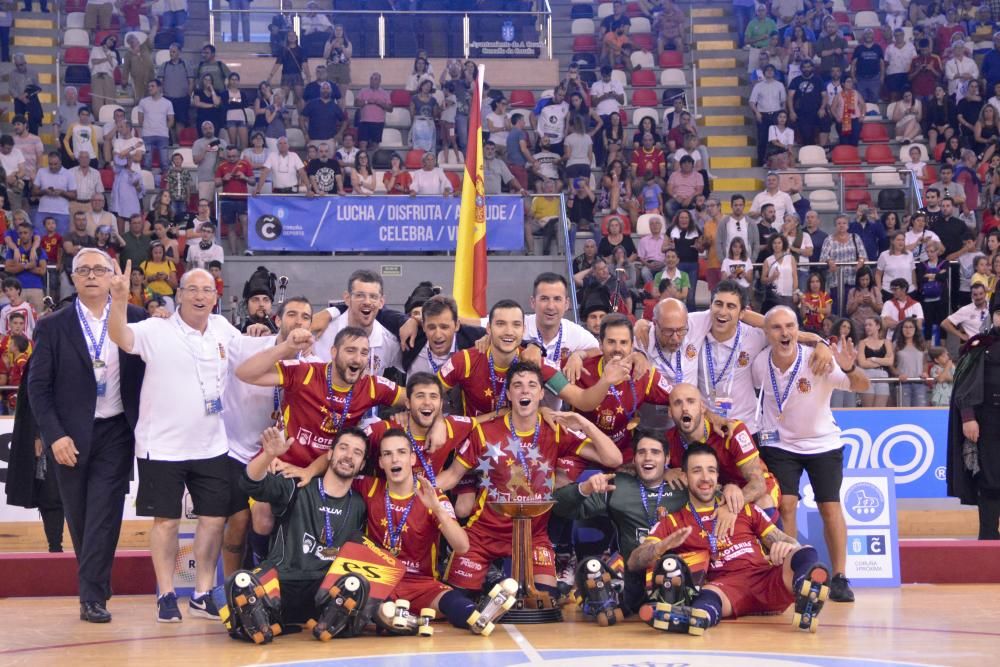 España gana el Europeo de Hockey en A Coruña