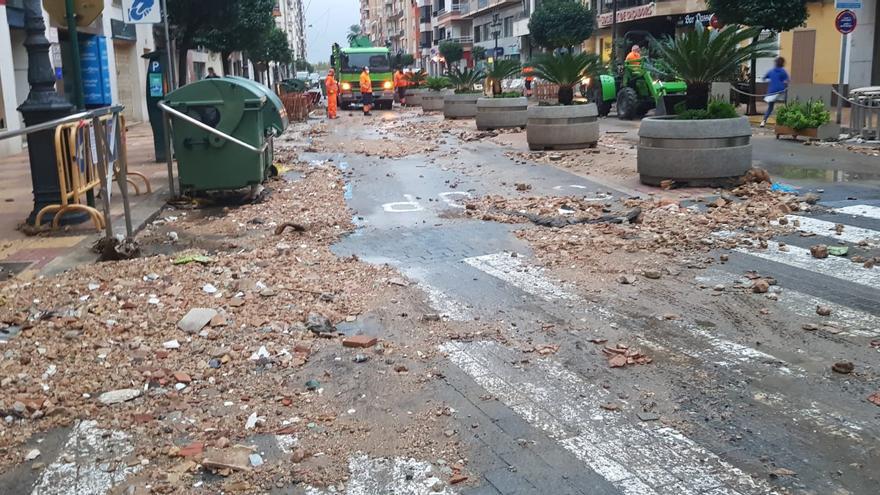 Alerta roja por el temporal de lluvia en el sur de Valencia