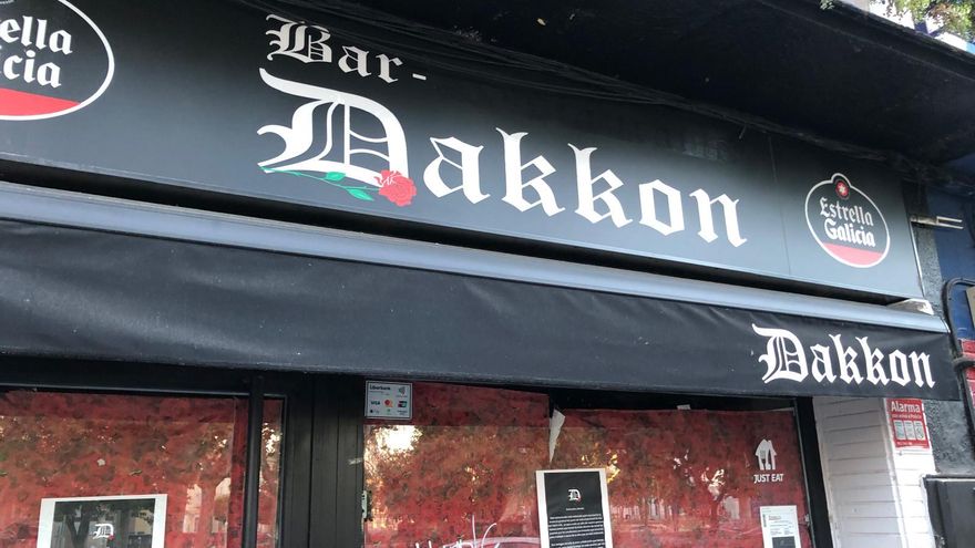El bar Dakkon, situado en la céntrica calle Santa Lucía de Mérida