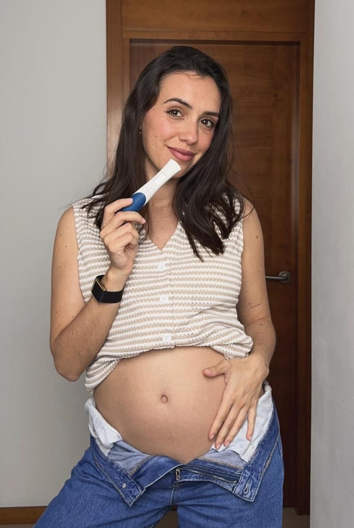 La felicidad de Rebeca Toribio al enterarse de que está embarazada