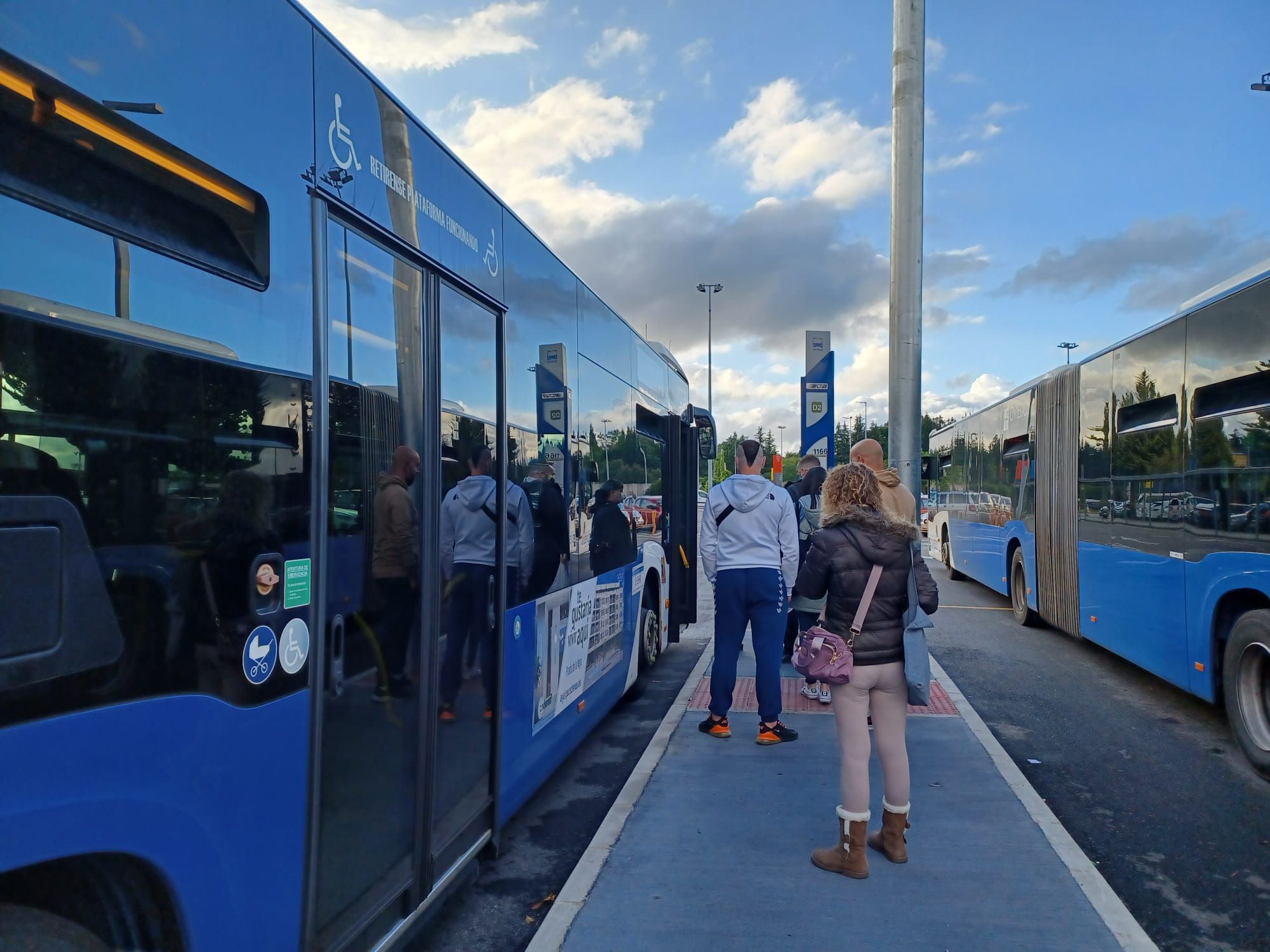 Cambios en Parque Principado: así está quedando la nueva parada de autobuses del gran centro de Siero