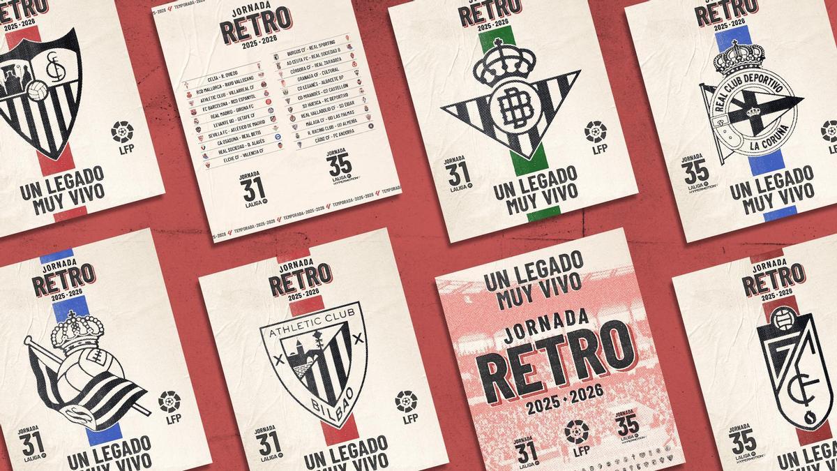 LaLiga organizará una jornada retro en abril.
