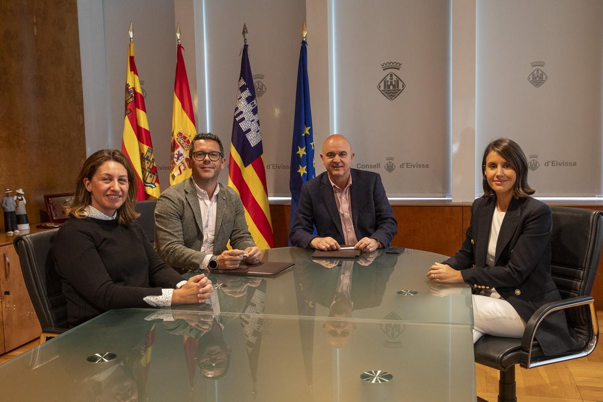 Reunión del Convenio de Capitalidad en en Consell de Ibiza
