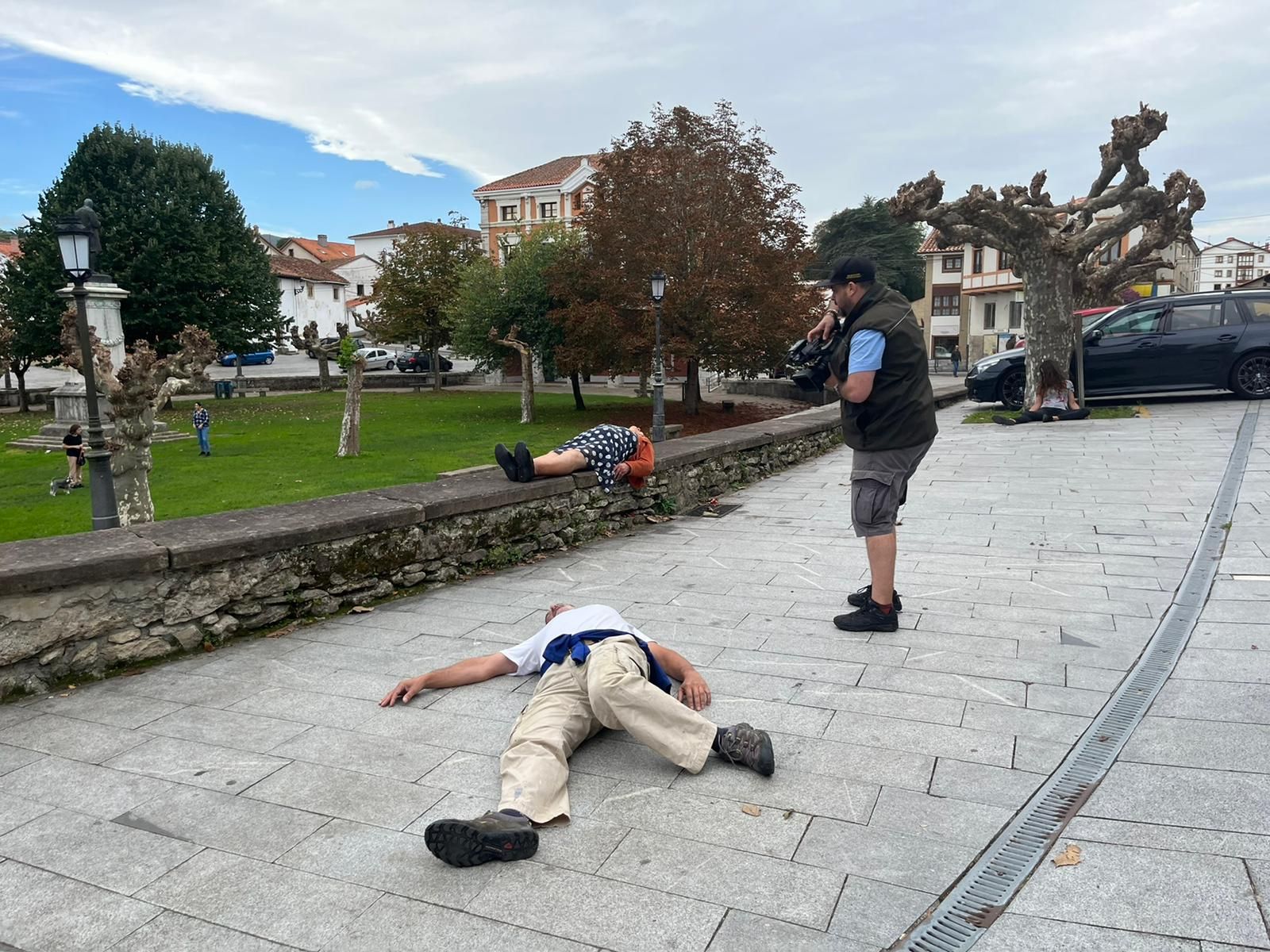 Colombres, plató de cine con zombis y peregrinos del Camino de Santiago