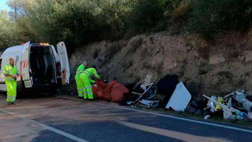 Un camionero muere tras un choque frontal contra un coche en Muro