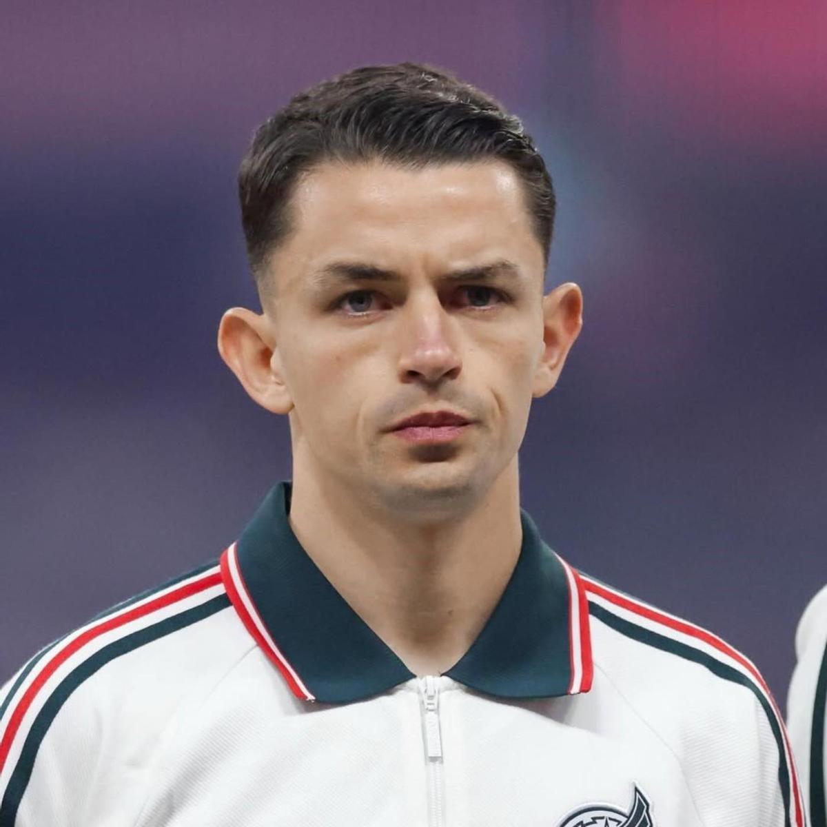 Álvaro Fidalgo, en su debut con la selección de México ante Portugal