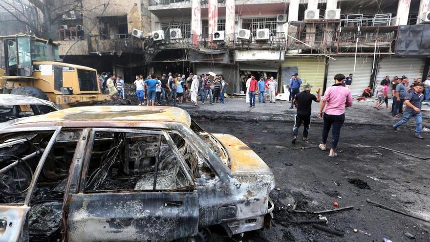 131 muertos en un atentado con coche bomba en Bagdad