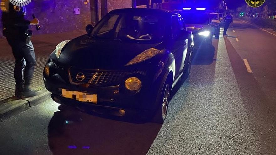 Dos conductores sin carné y bajo los efectos del alcohol y drogas detenidos en Las Palmas de Gran Canaria