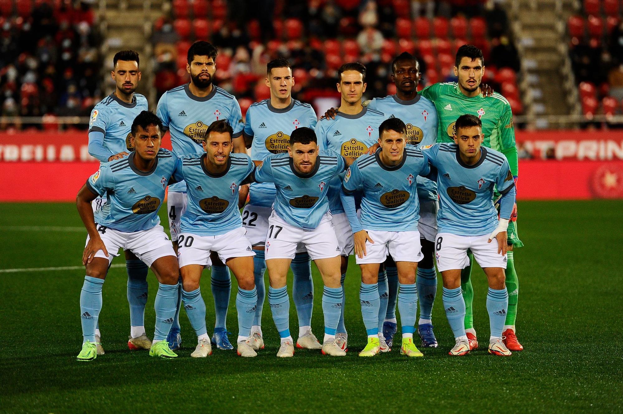 Las mejores imágenes del partido (y del viento) entre el Mallorca y el Celta