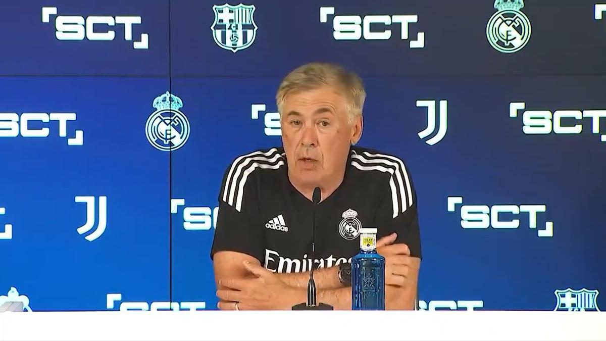 Ancelotti, tajante sobre las incorporaciones: "No vamos a fichar más"