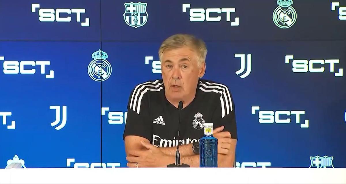 Ancelotti, en rueda de prensa
