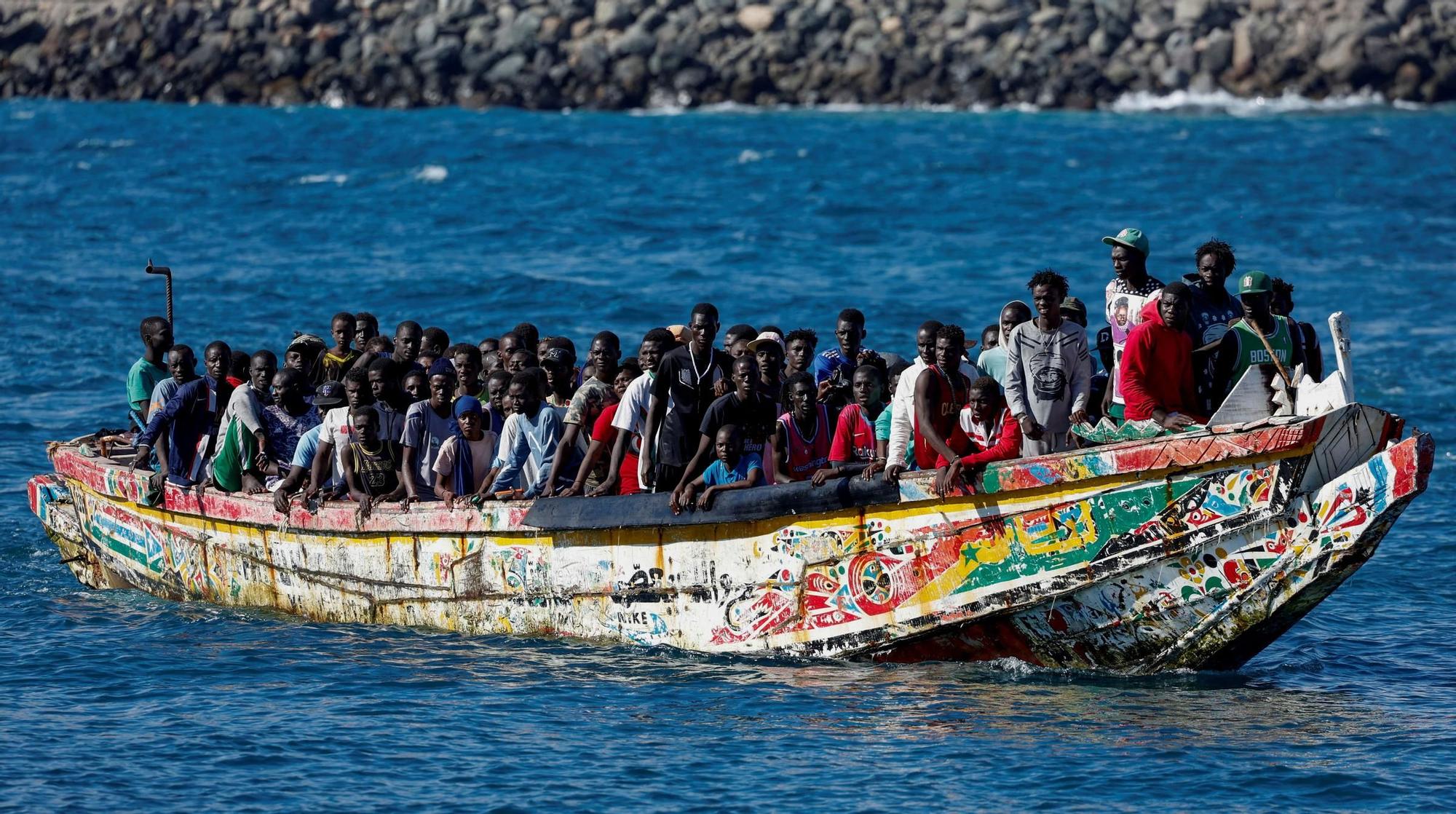 Llegada de migrantes a Gran Canaria