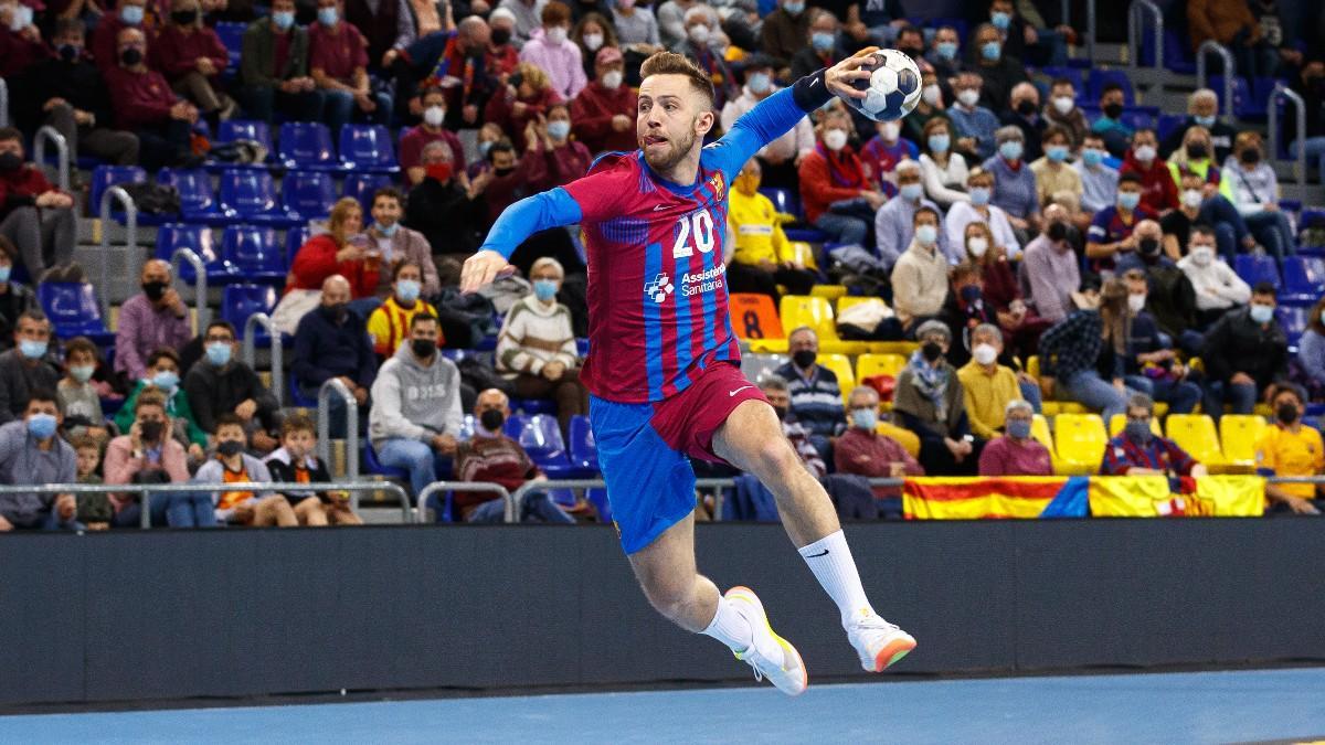 Aleix Gómez, durante un partido de Champions