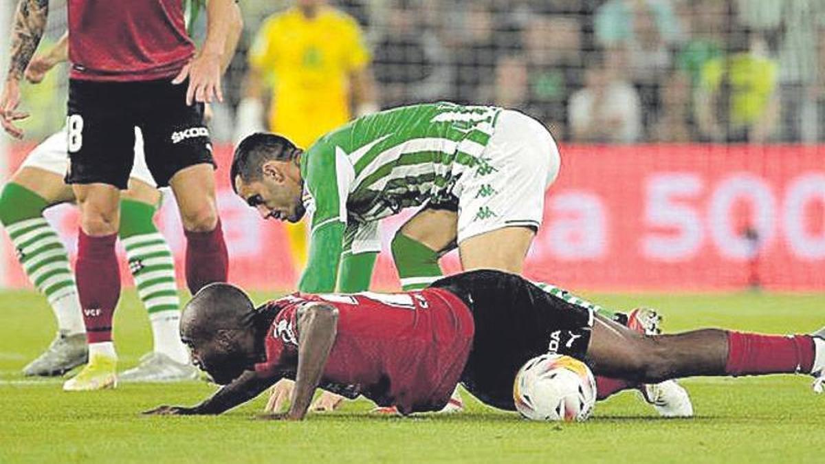 Imagen del partido entre Betis y Valencia