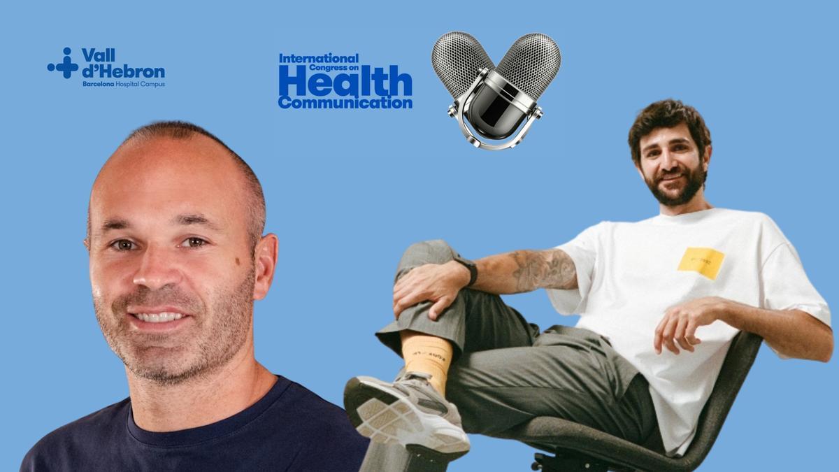 Iniesta y Ricky Rubio, embajadores de la salud en Vall d’Hebron
