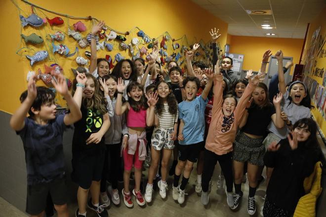 En imágenes: El colegio Jovellanos de Gijón conquista Europa con su proyecto "La mar de peces"