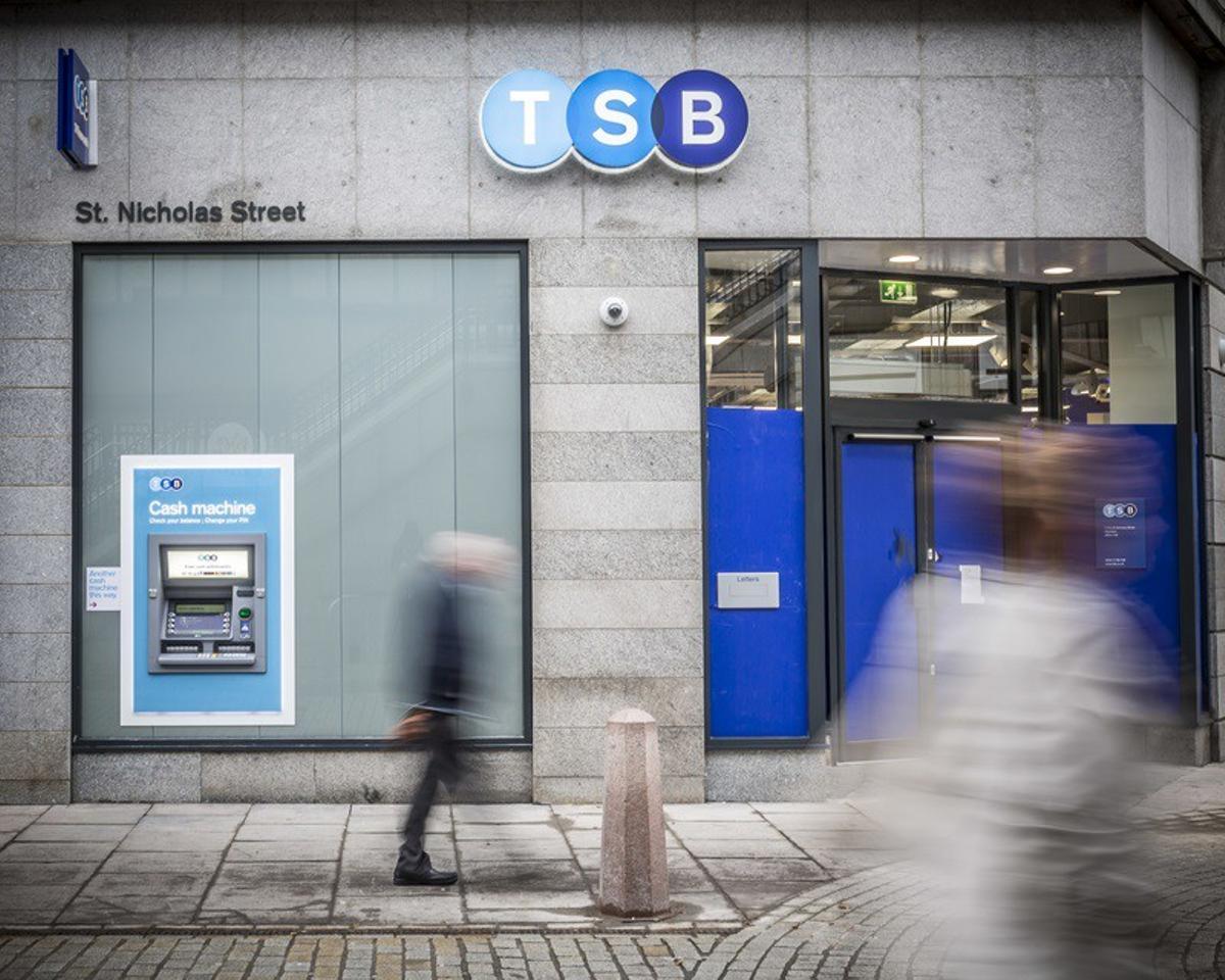Oficina de TSB en Reino Unido.